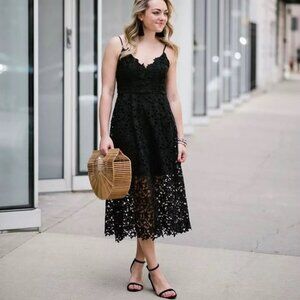 ASTR The Label Lace Midi Dress